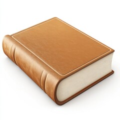 Obraz premium Vintage leather-bound book illustration.