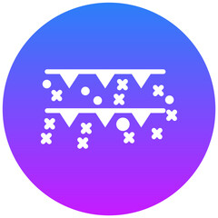 Brazillian Flag Bunting Icon