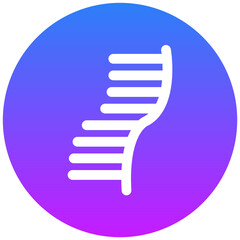 Viral RNA Strand Icon