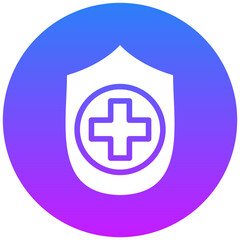 Immune System Shield Icon