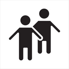 user icon with white background