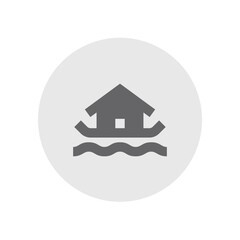 Houseboat Filled Icon