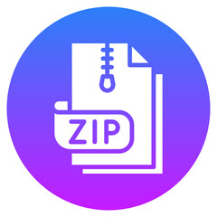 Zip File Icon