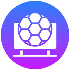 Fototapeta premium Live Sports Icon