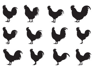 ROOSTER SILHOUETTE