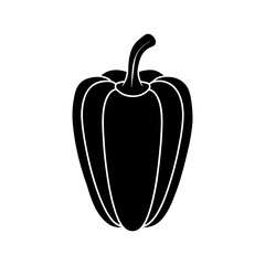 pepper vector silhouette illustration
