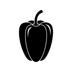pepper vector silhouette illustration