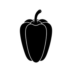 pepper vector silhouette illustration