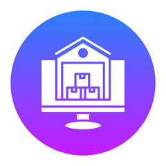 Online Warehouse Icon