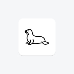 Seal, vector, pixel perfect, illustrator file