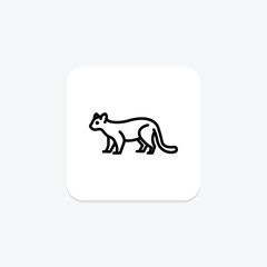 Fossa, vector, pixel perfect, illustrator file