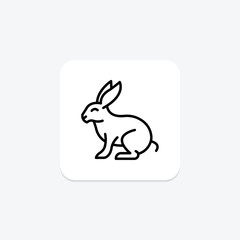 Obraz premium Springhare, vector, pixel perfect, illustrator file