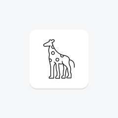 Giraffe, vector, pixel perfect, illustrator file