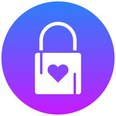Wedding Padlock Icon