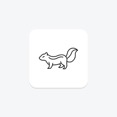 Squirrel, vector, pixel perfect, illustrator file