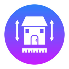 House Measurement Icon