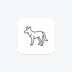 Dingo, vector, pixel perfect, illustrator file