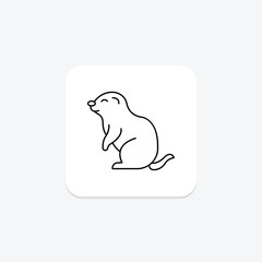 Gopher, vector, pixel perfect, illustrator file