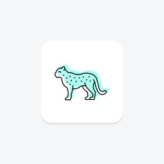 Leopard, vector, pixel perfect, illustrator file