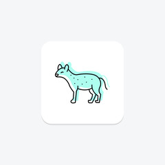 Hyena, vector, pixel perfect, illustrator file