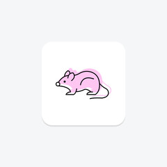 Vole, vector, pixel perfect, illustrator file