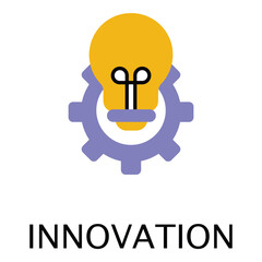 Innovation and Creative Idea Concept vector Icon design