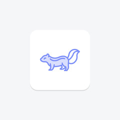 Squirrel, vector, pixel perfect, illustrator file