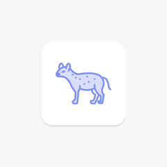 Hyena, vector, pixel perfect, illustrator file
