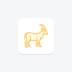 Ibex, vector, pixel perfect, illustrator file