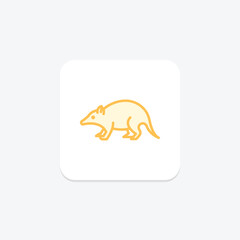 Tenrec, vector, pixel perfect, illustrator file