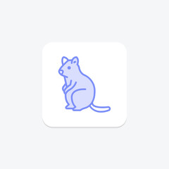 Quokka, vector, pixel perfect, illustrator file