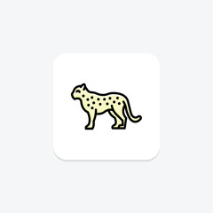Leopard, vector, pixel perfect, illustrator file
