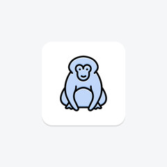 Orangutan, vector, pixel perfect, illustrator file