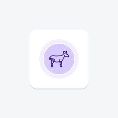 Yak, vector, pixel perfect, illustrator file