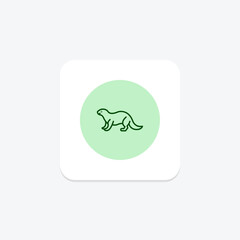 Otter, vector, pixel perfect, illustrator file