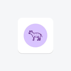Hyena, vector, pixel perfect, illustrator file