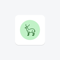 Saiga, vector, pixel perfect, illustrator file