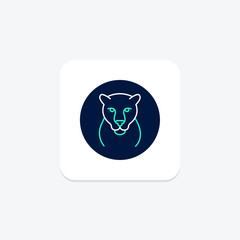 Obraz premium Jaguar, vector, pixel perfect, illustrator file