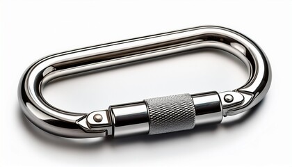 carabiner on white background