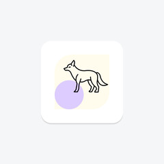 Coyote, vector, pixel perfect, illustrator file