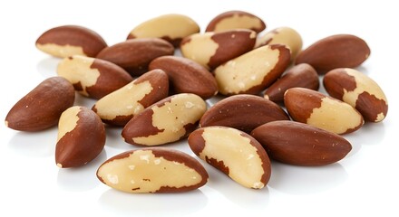 Fototapeta premium Brazilian nuts white. Brazilian food