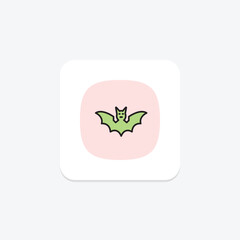 Bat, vector, pixel perfect, illustrator file