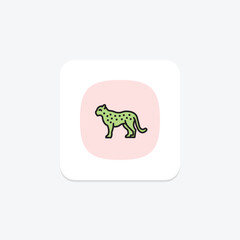 Leopard, vector, pixel perfect, illustrator file