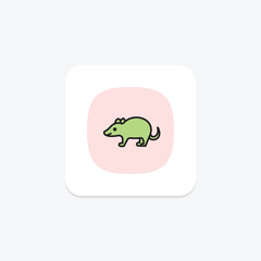 Badger, vector, pixel perfect, illustrator file