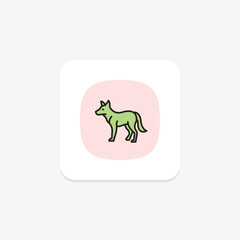 Dingo, vector, pixel perfect, illustrator file