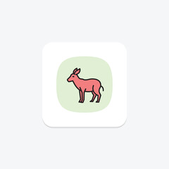 Okapi, vector, pixel perfect, illustrator file