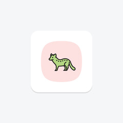 Civet, vector, pixel perfect, illustrator file