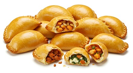 Latin American empanadas white. Brazilian food