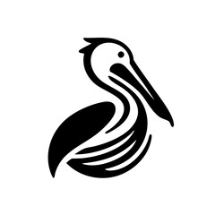 Pelican Bird Symbol, Icon, Logo