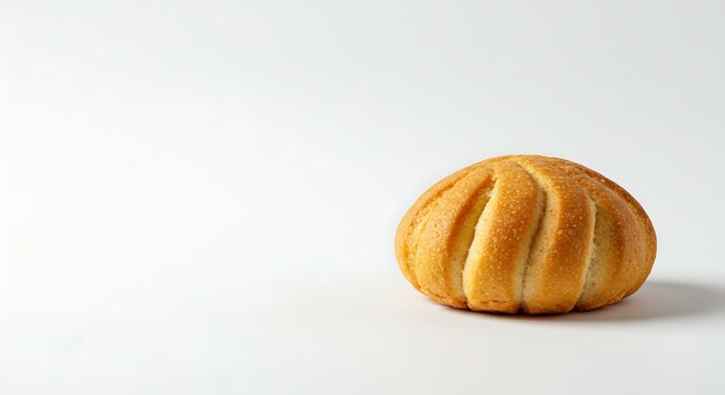 Cacetinho Brazilian bread white background. Brazilian food